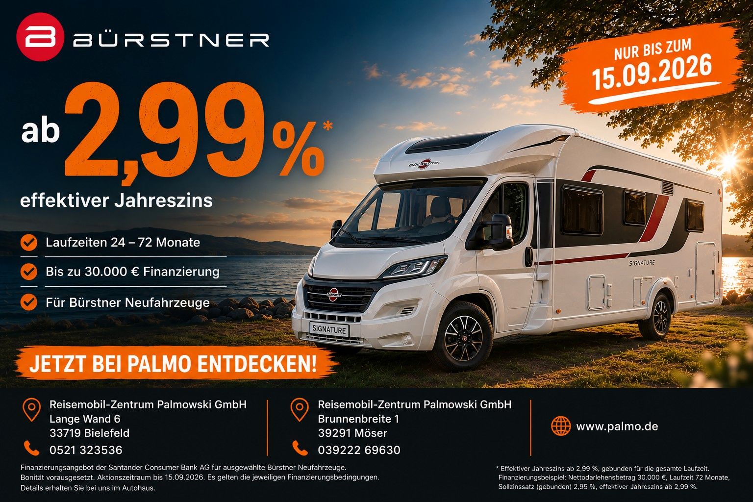 Fahrzeugabbildung Bürstner Papillon PC 6.0 SIE SPAREN € 2.728,-