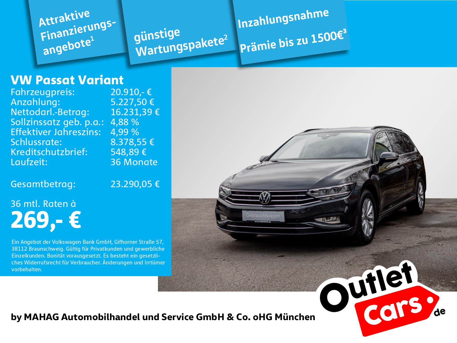 Volkswagen Passat Variant Business 2.0 TDI LED Navi Park Re