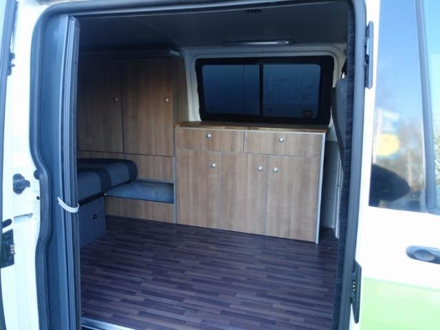 Volkswagen T6 Transporter T6 Kasten 2.0TDI lang+CAMPER-UMBAU 5-SITZER+RFK, миниатюра 14