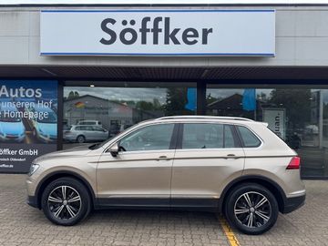 Bild 11 VW Tiguan Highline 2.0 TDI 4M DSG AHK Leder Navi