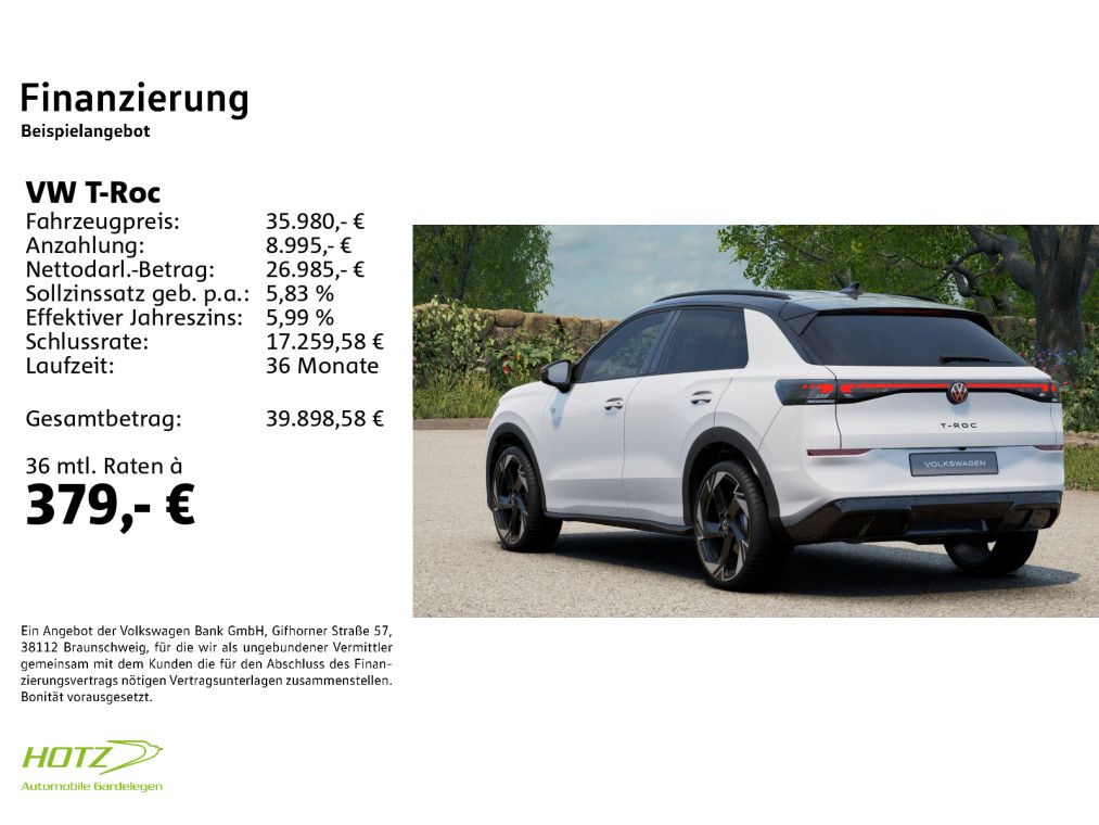 Volkswagen T-Roc 1.5 eTSI DSG R-Line Black Style Technikp foto 2