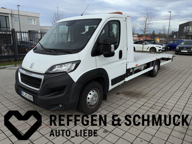 Peugeot BOXER AUTOTRANSPORTER+KLIMA+LUFTFEDERUNG+AHK+TOP