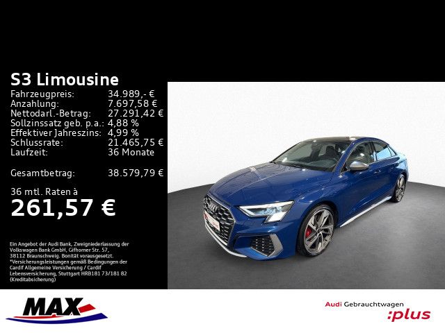 S3 Limousine 2.0 TFSI QUATT MATRIX+PANO+B&O+HUD+