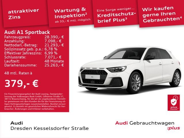 Audi A1 Sportback advanced 30 TFSI 85(11 6) kW(PS) S