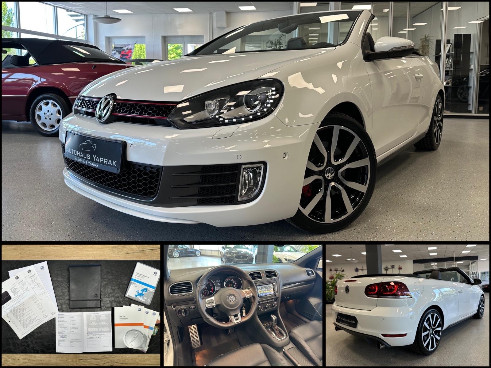 Volkswagen Golf VI Cabriolet GTI|1HD|44009km|MwSt|Kam|Leder
