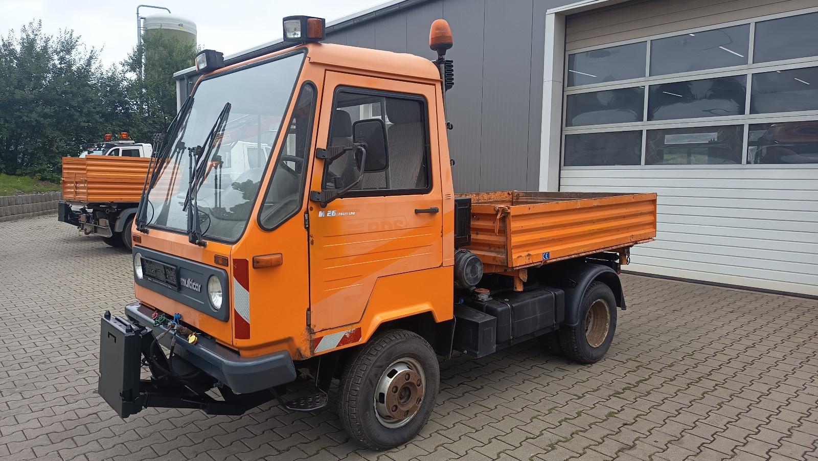 Multicar M26.5 4x4 Allrad Kipper Kommunal Untersetzun TÜV
