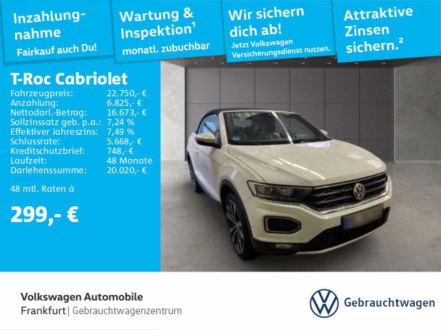 Volkswagen T-Roc Cabriolet 1.5 TSI Navi Leder ACC DAB+ LED