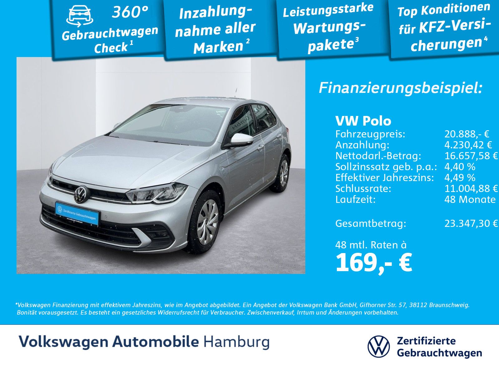 Volkswagen Polo 1.0 TSI Life DSG PDC LED Navi Sitzhzg