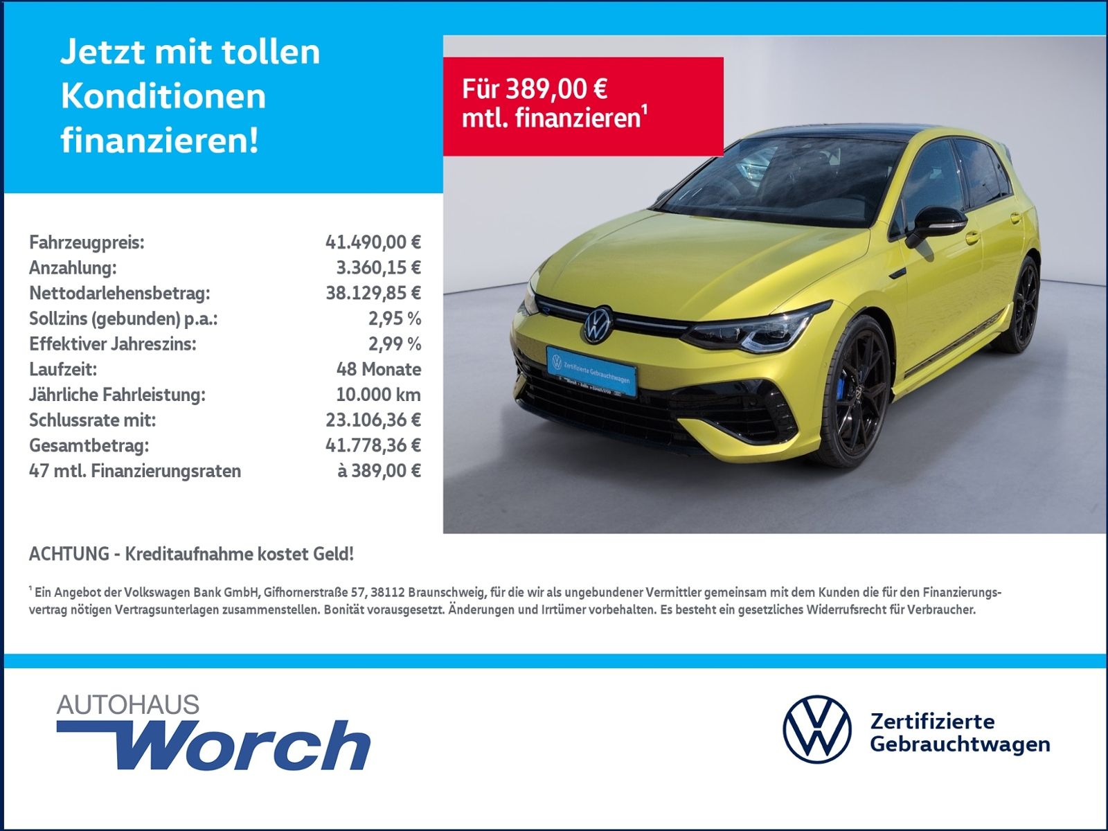 Golf VIII R 333 Limited Edition KAMERA+AKRA+DCC+