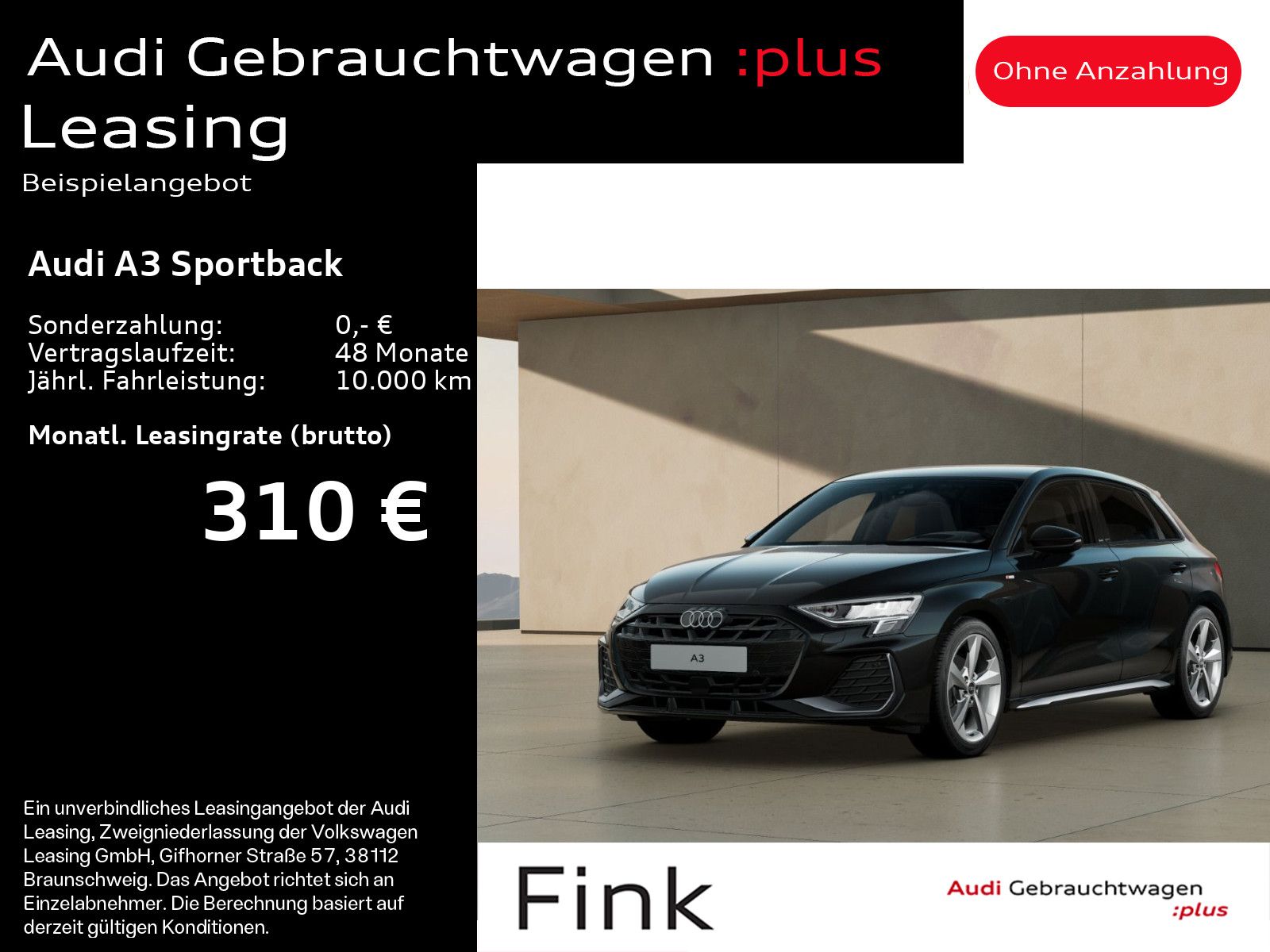 Audi A3 Sportback S line 35 TFSI Navi