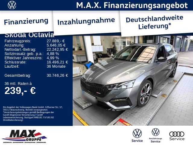 Octavia Combi RS iV 1.4 eTSI DSG LED+NAV+ACC+HUD