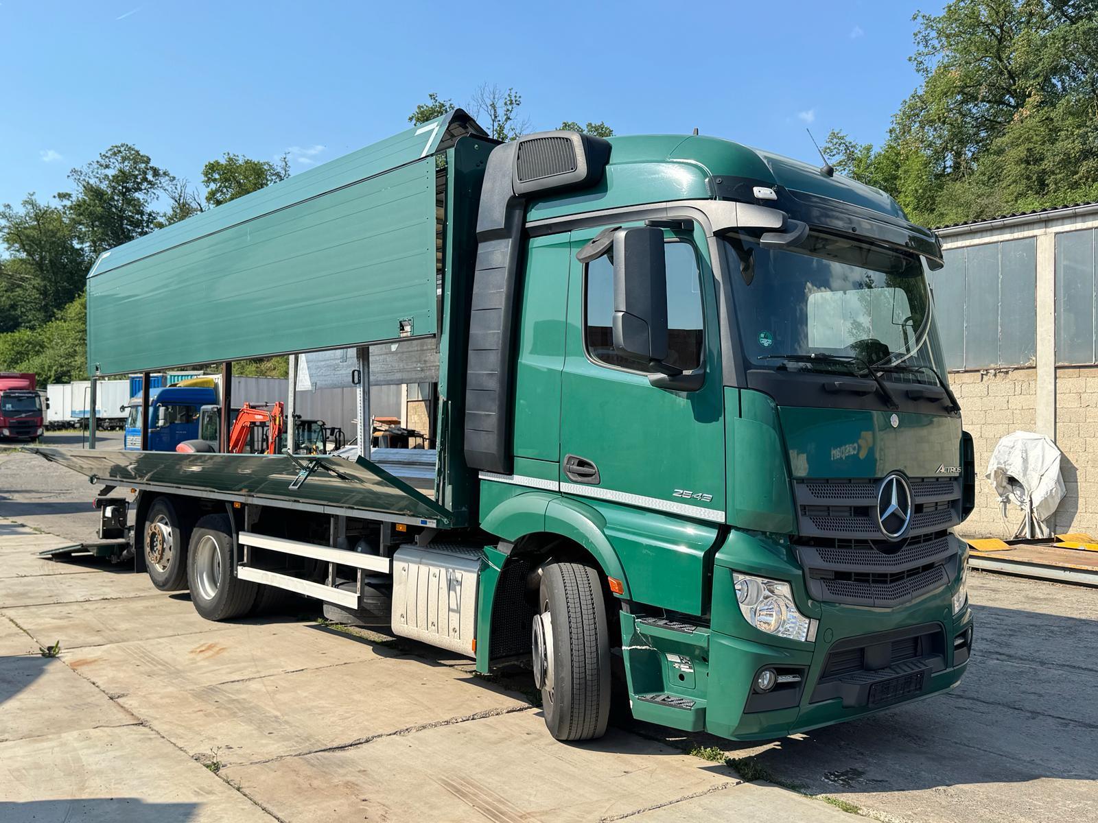 Mercedes-Benz 2543 Actros 6x2 ORTEN TOPLINER Schwenkwandaufbau