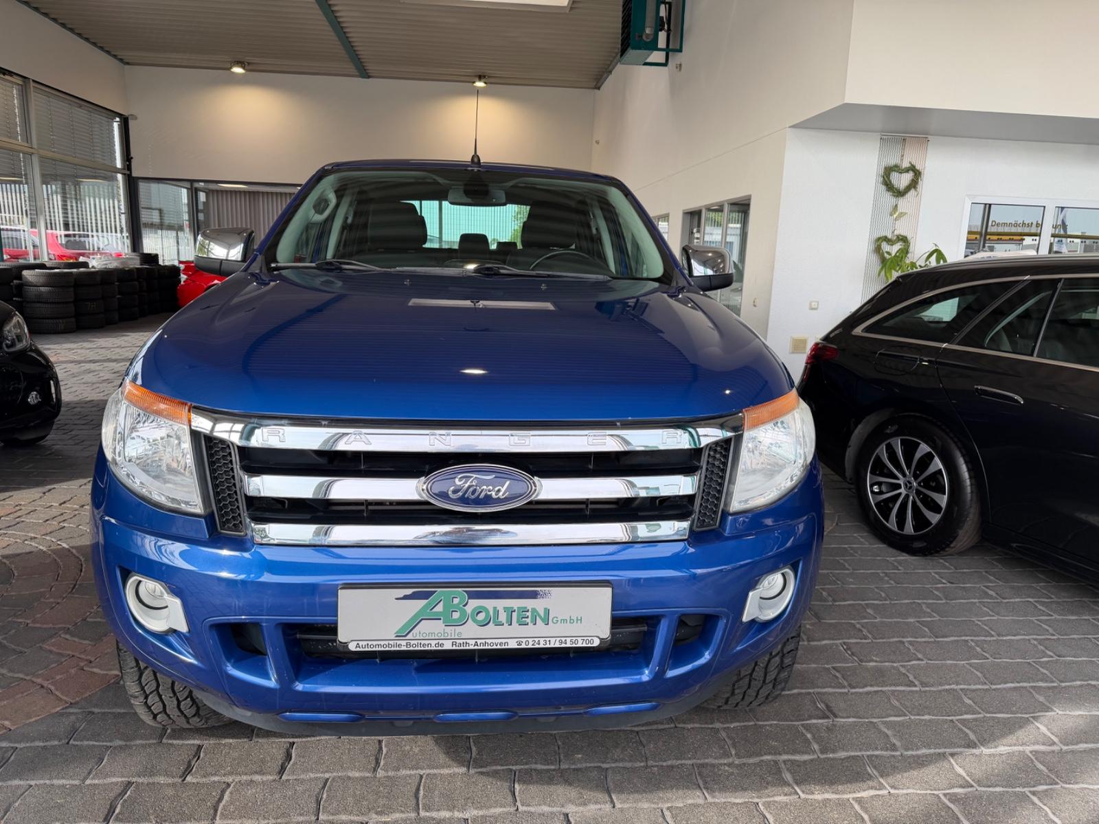 FORD RANGER XLT 2.2 TDCI 150ch 4X4 - DOUBLE CABINE - ATTELAGE 3,35T - JANTES ALLIAGE - MARCHEPIEDS - RÉGULATEUR - CLIMATISATION