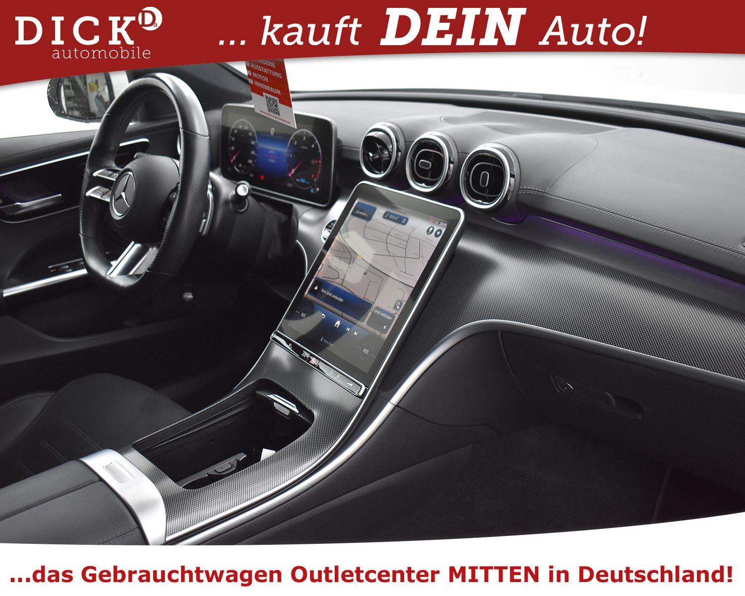 MERCEDES-BENZ C220d T 9G 2X AMG Line WIDESC+KAMER+LED+AHK+ACC+ - Image 12