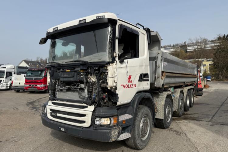 Scania G490 10x4 Unfall