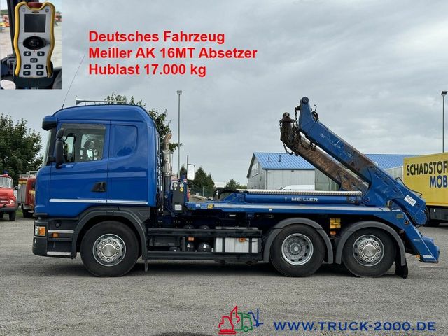 Scania G 450 6x2 Meiller AK16 MT Teleabsetzer 17.000 Kg