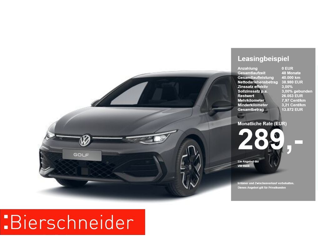 Golf 1.5 eHybrid R-Line 5-J-GAR AHK LED 360 ACC