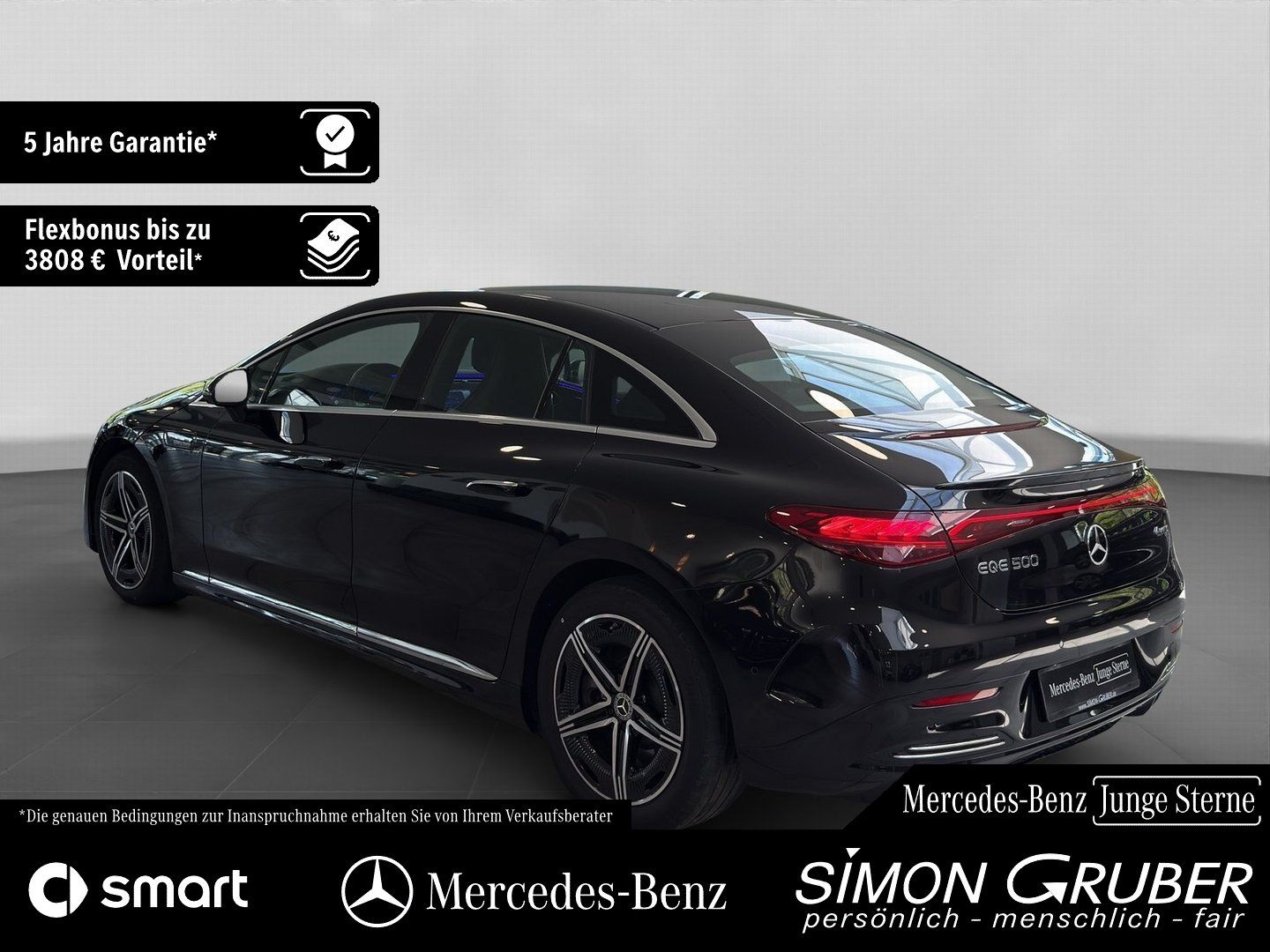Fahrzeugabbildung Mercedes-Benz EQE 500 4M AMG Hyper Airmatic HUD Burm Mod 2025