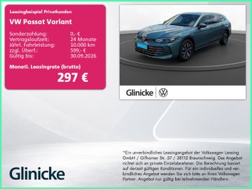 Volkswagen Leasingangebot: Volkswagen Passat Variant 1.5 eTSI Business IQ-Drive StHz D