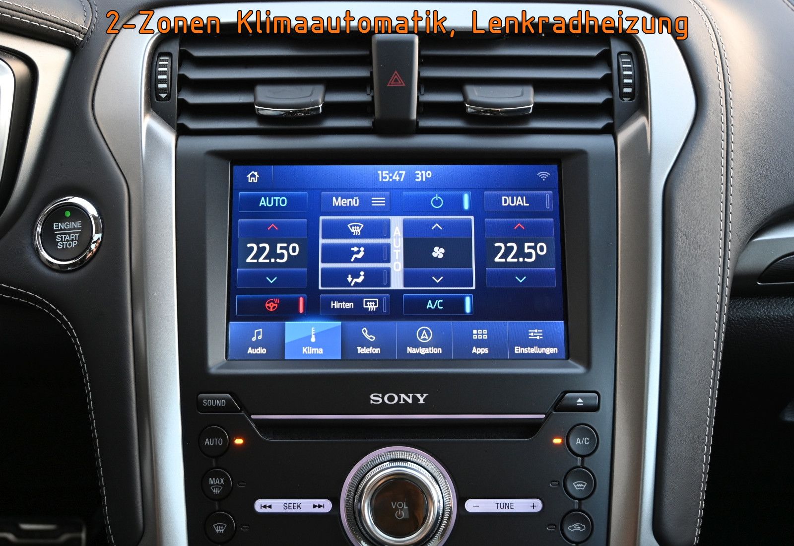 Fahrzeugabbildung Ford Mondeo 2.0 TDCi Vignale Turnier Allrad °ACC°AHK°