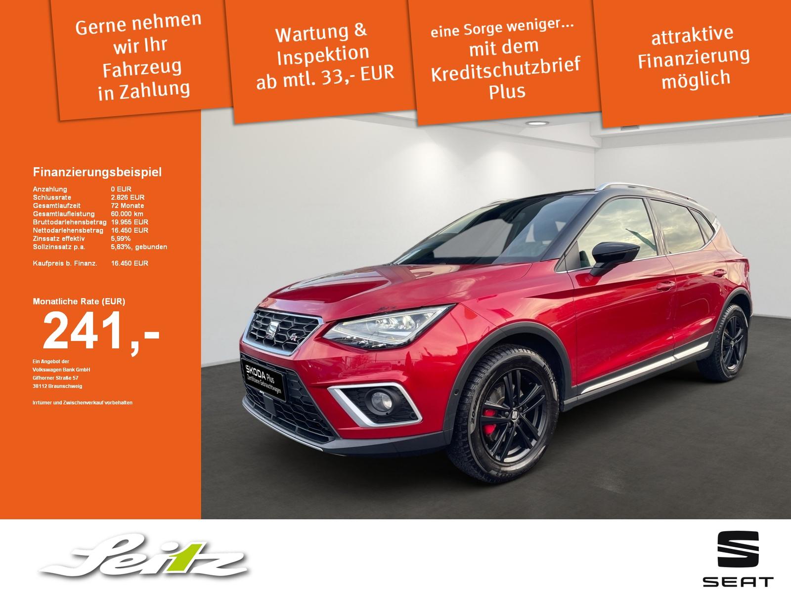 Seat Arona 1.5 TSI FR *LED*KAMERA*NAVI*SITZH*