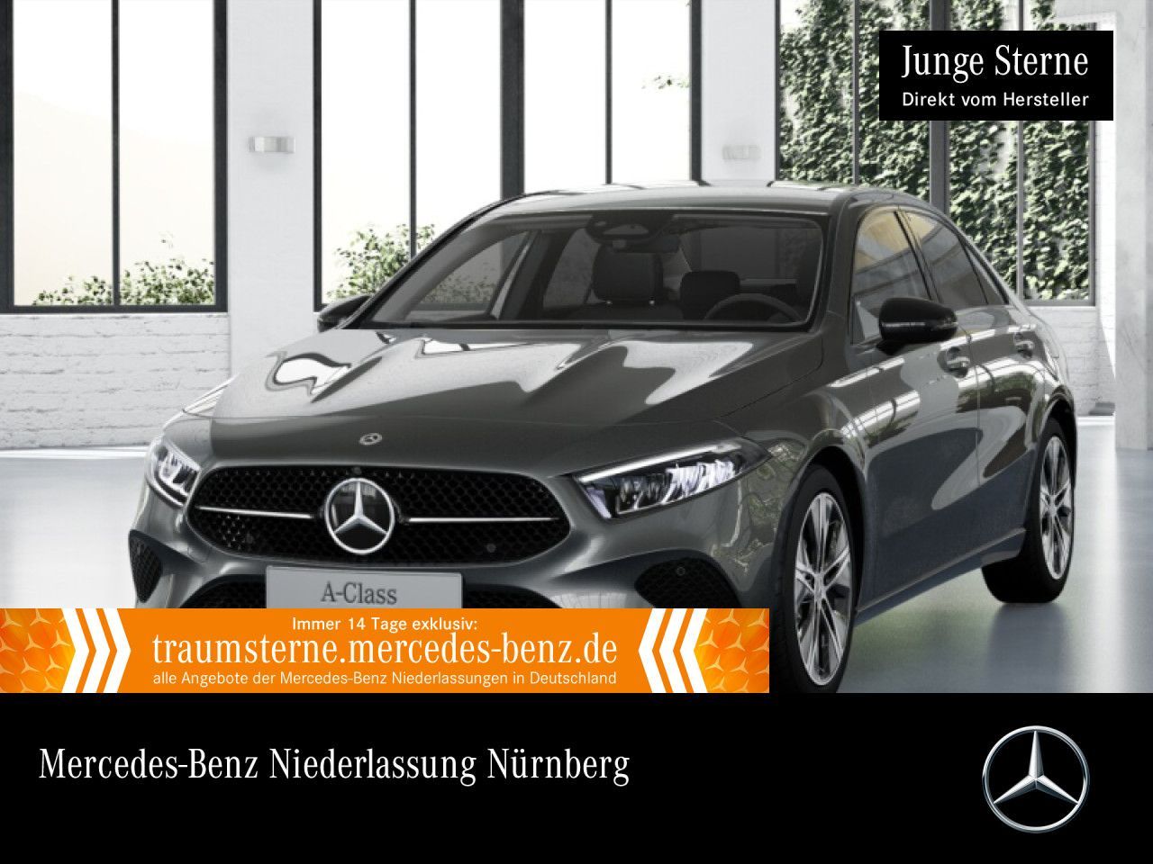 MERCEDES-BENZ A 200 Limo Progressive Adv.+/NIGHT/360/TOTW/DIST