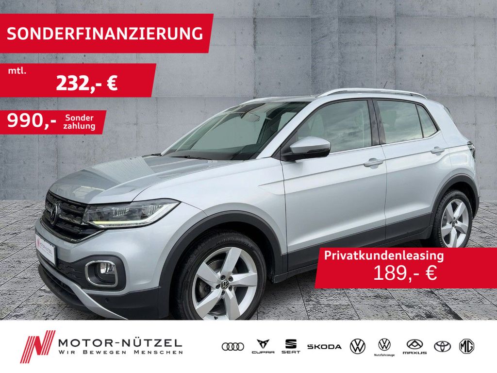 T-Cross 1.0 TSI STYLE LED+NAVI+APP+SHZ+AHK+PDC