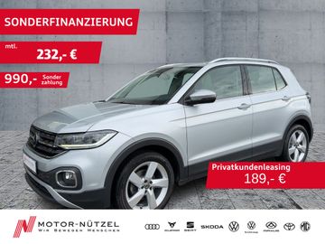Volkswagen Leasingangebot: Volkswagen T-Cross 1.0 TSI STYLE LED+NAVI+APP+SHZ+AHK+PDC