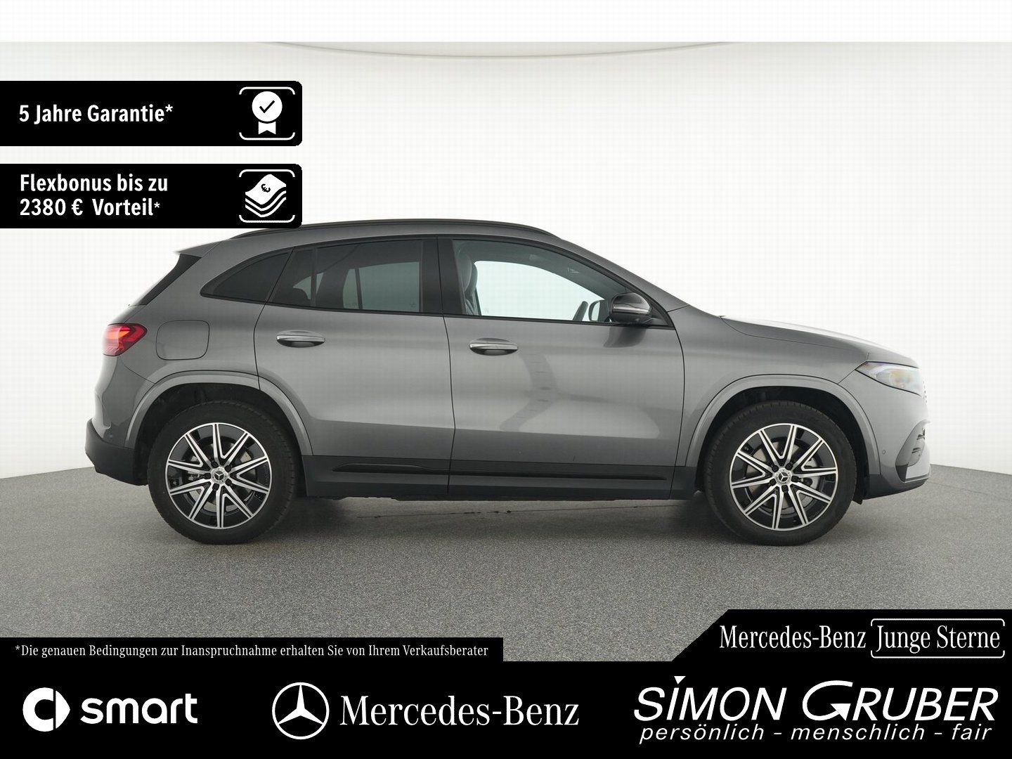 Fahrzeugabbildung Mercedes-Benz EQA 250+ AMG Night Pano Burm HUD Leder 360 AHK