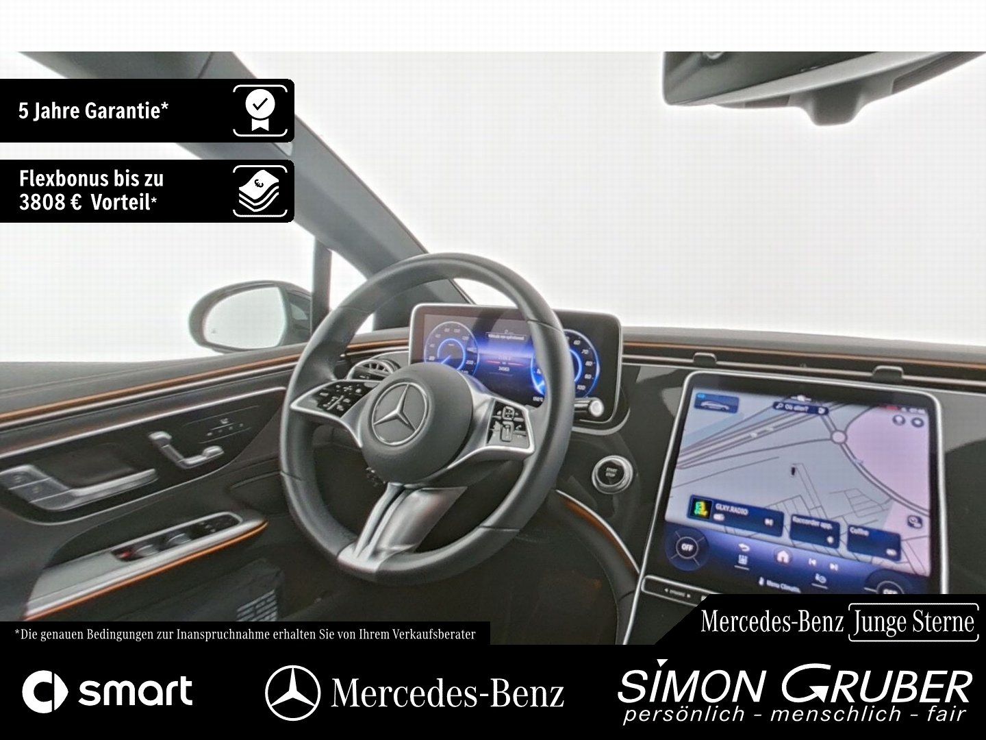 Fahrzeugabbildung Mercedes-Benz EQE 300 Electric Art Int/Ext Ambi+ Kamera LED