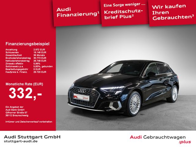 Audi A3 Sportback 40 TFSI e advanced S line LED virtC