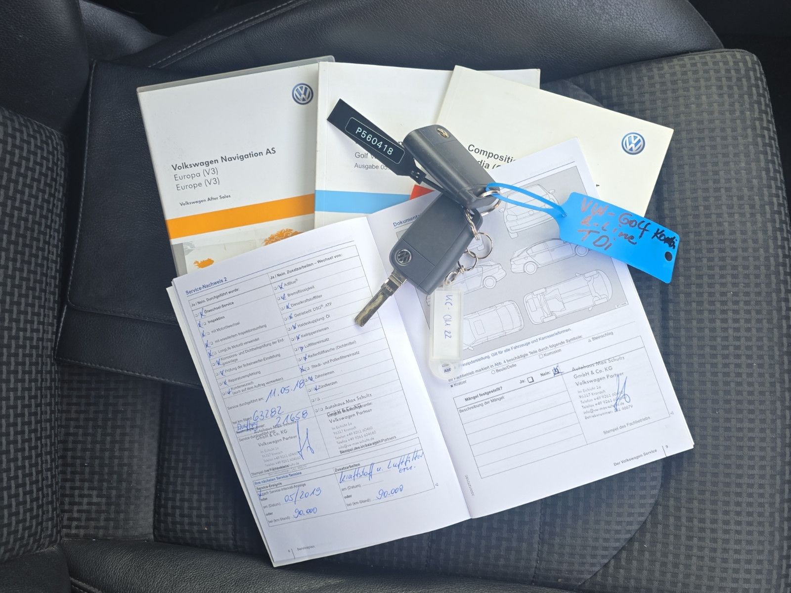 Fahrzeugabbildung Volkswagen Golf VII Variant 2.0 TDI Comfortline