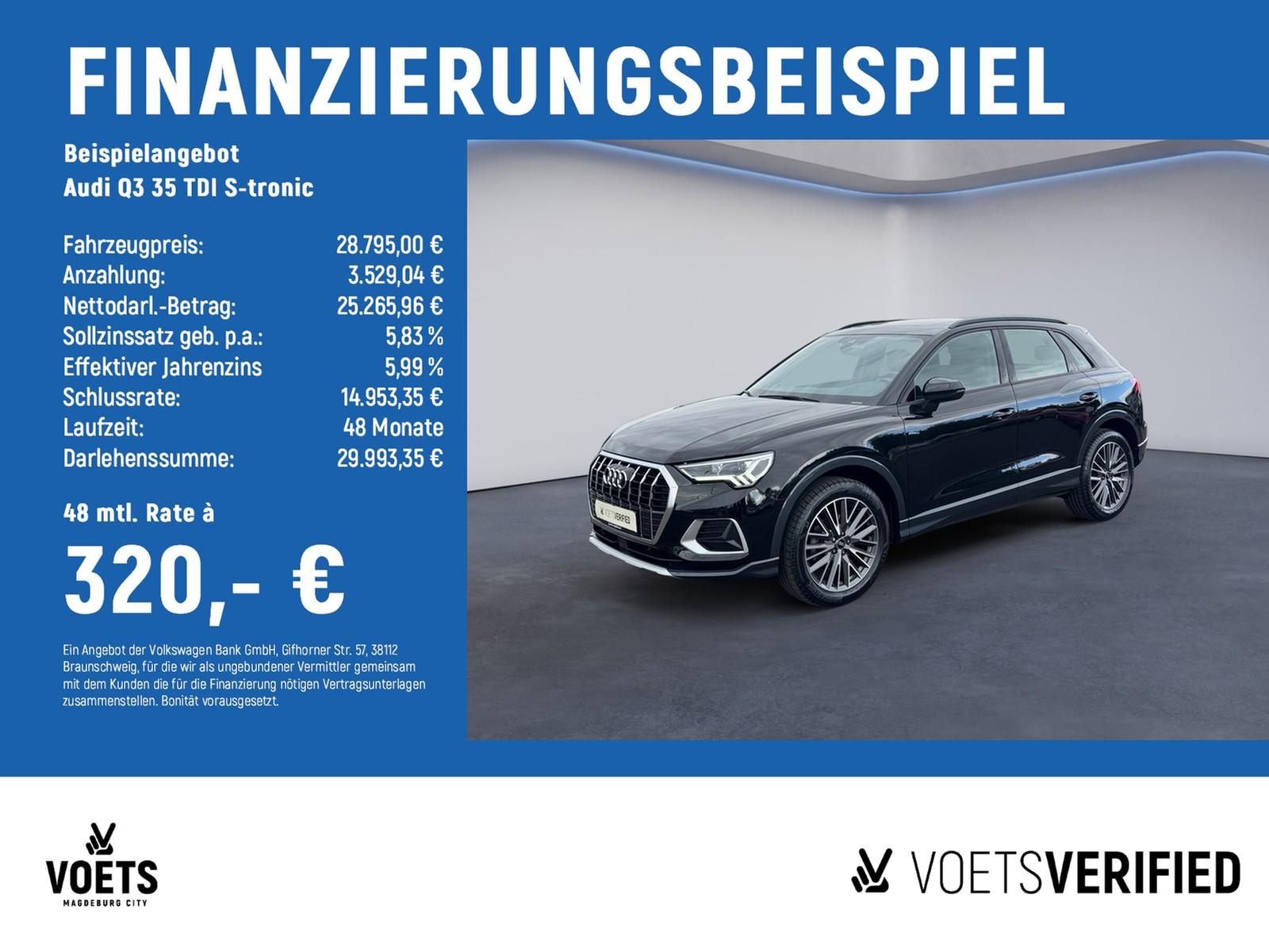 Audi Q3 35 TDI S-tronic advanced PANO+AHK+LED+NAVI