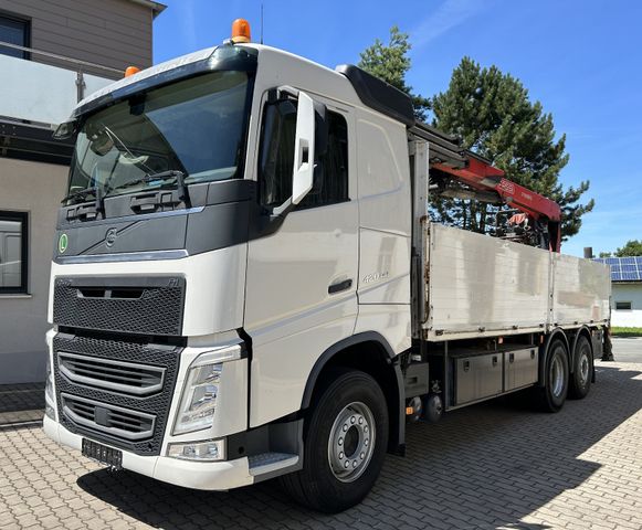 Volvo FH 420 E6 Pritsche Baustoff Kran Fassi