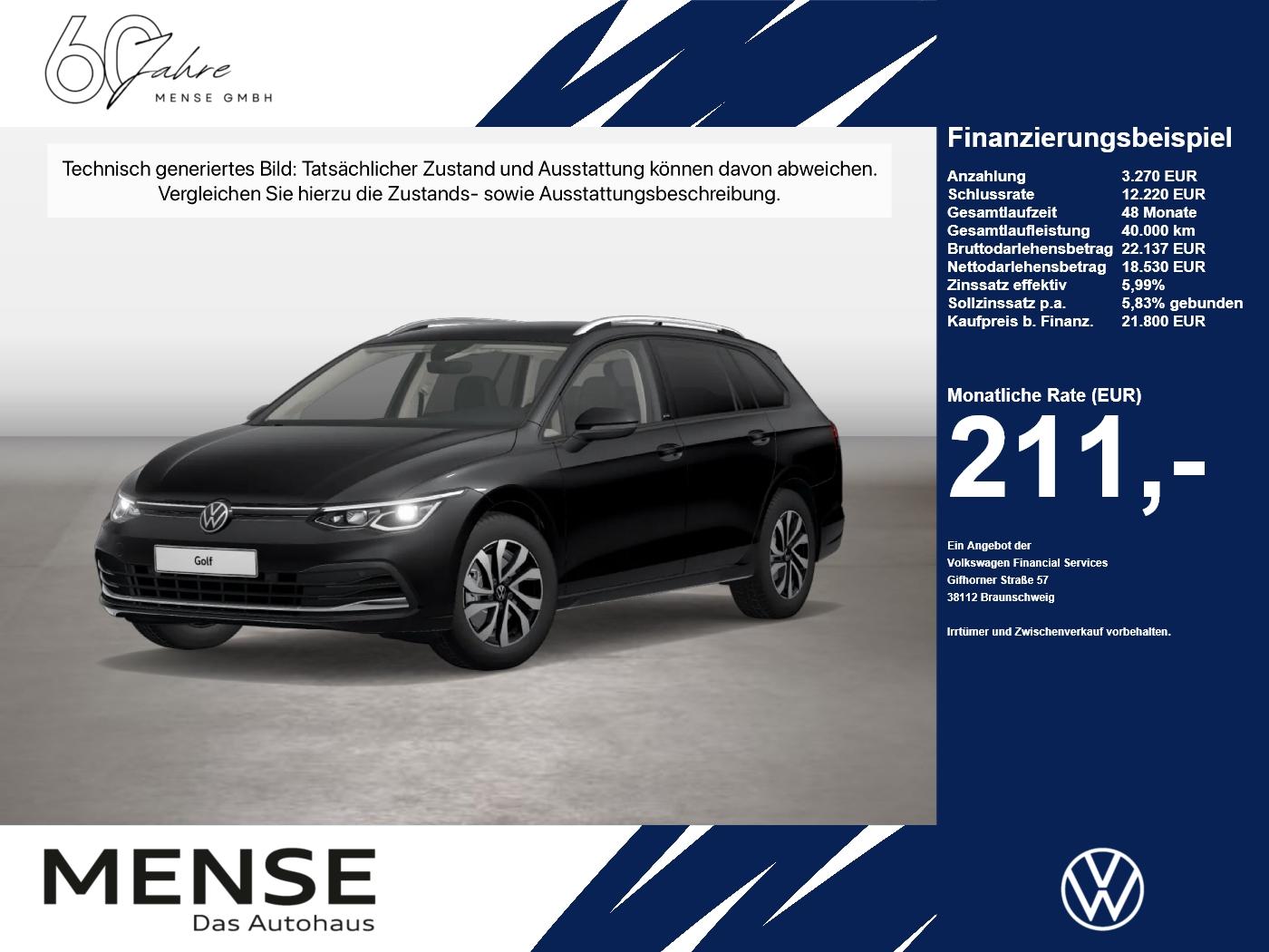 Volkswagen Golf VIII Variant 2.0 TDI ACTIVE CarPlay AHK ACC