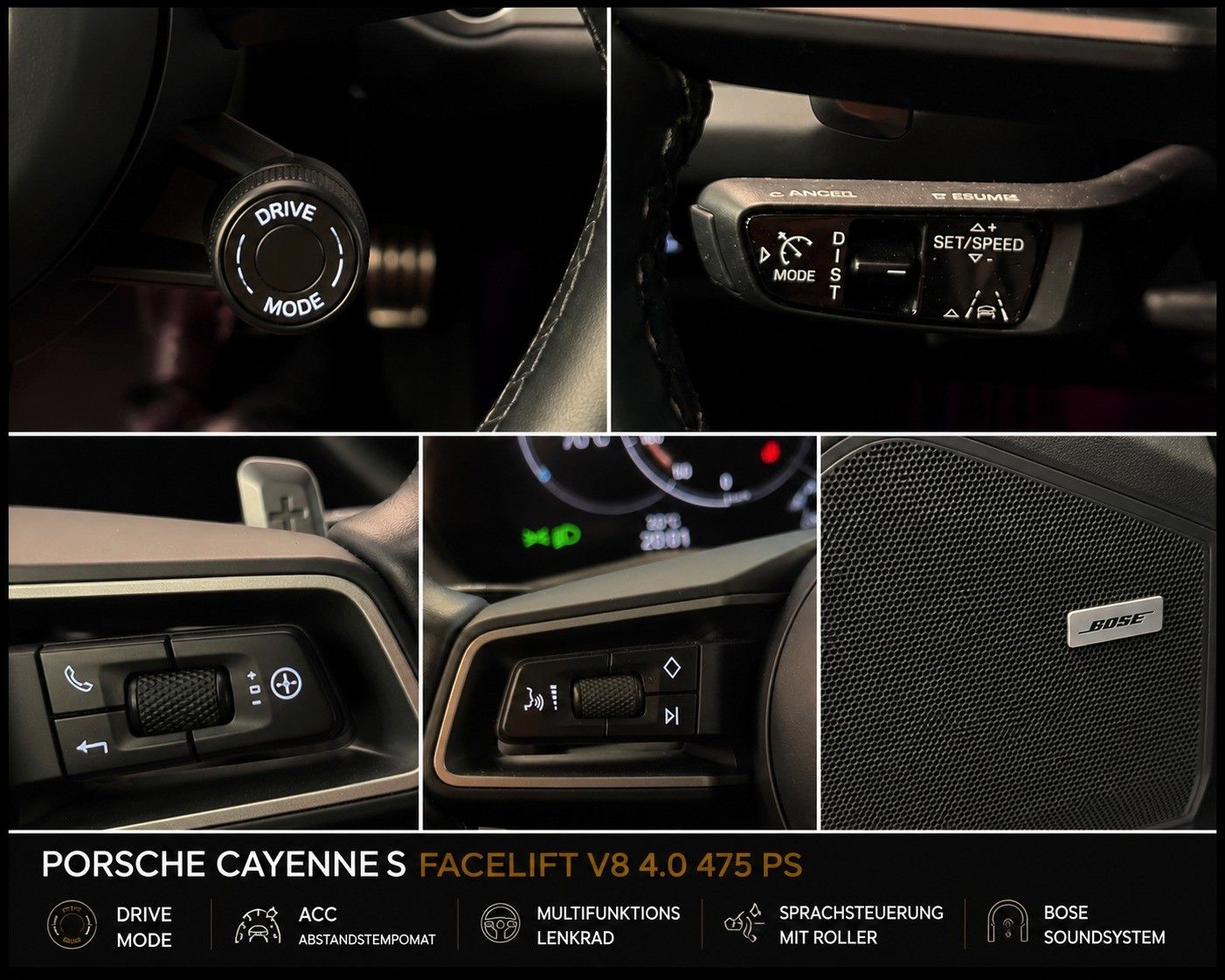 Porsche Cayenne S-V8 4 Matrix-Pano-HUD-ACC-AHK Facelift foto 22
