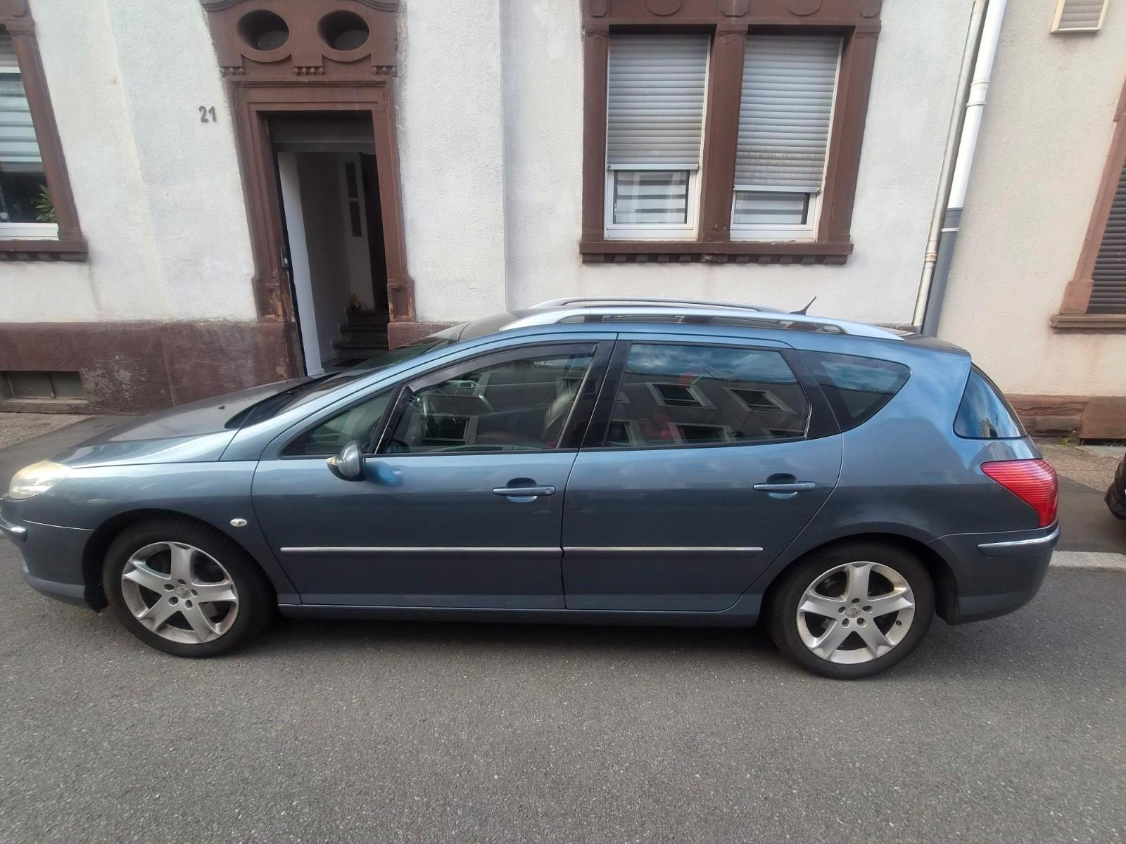 Peugeot 407 2006 — rear view