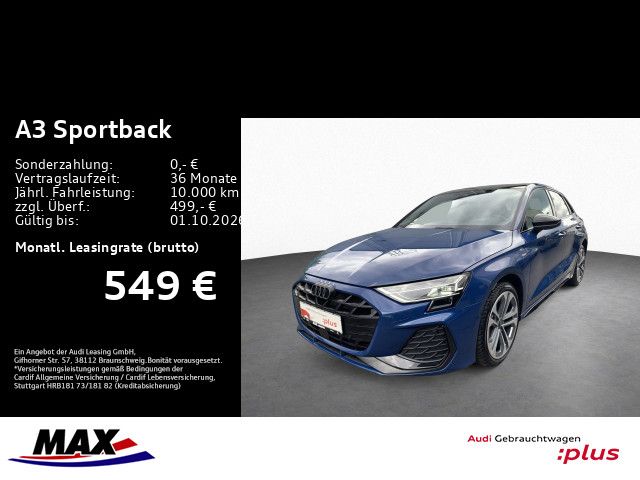 A3 Sportback 40 TFSI e S LINE MATRIX LED+PANO+KA