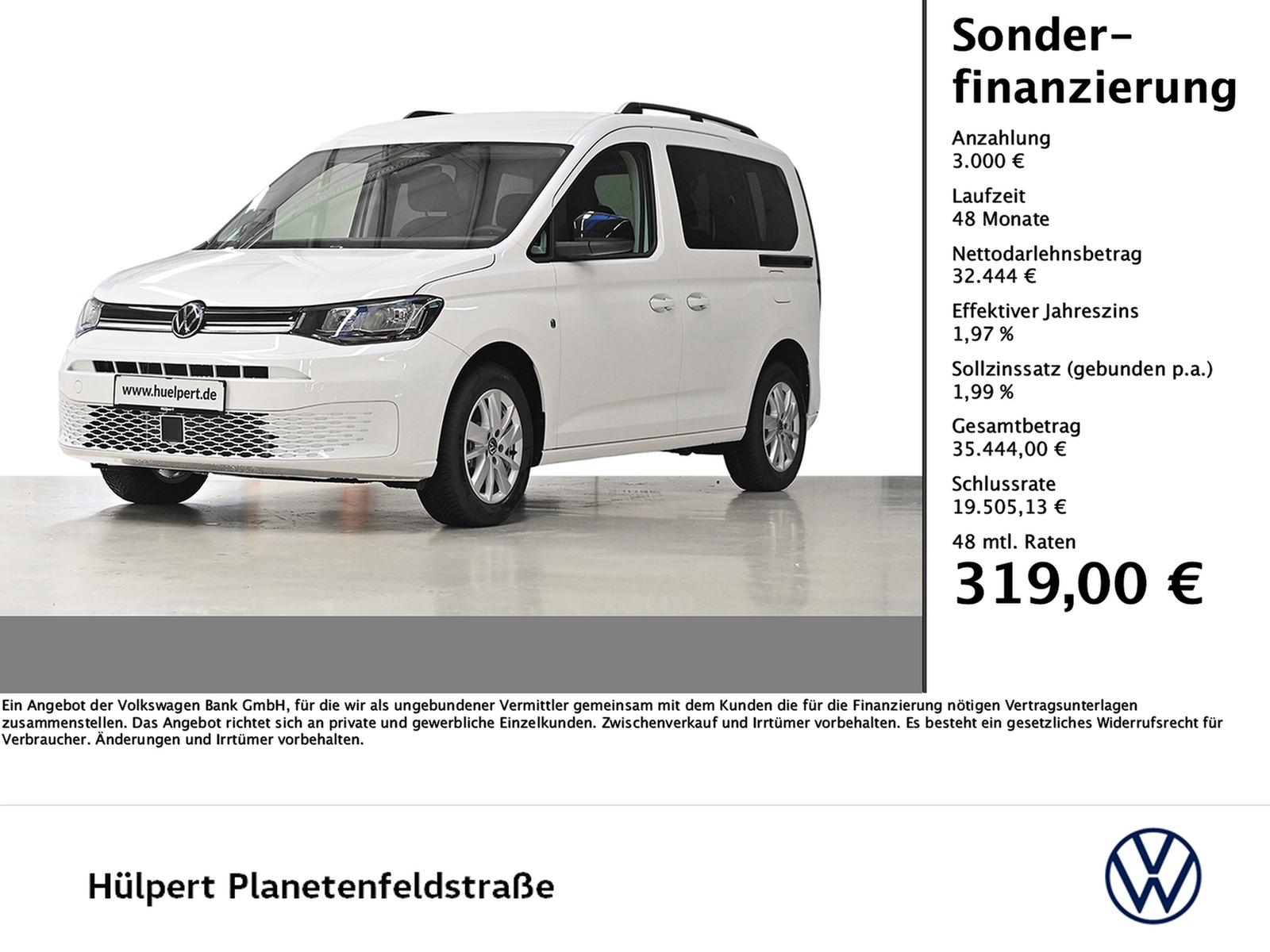 Volkswagen Caddy Life 1,5l TSI RFK, APP-CONNECT, WINTER-PAK