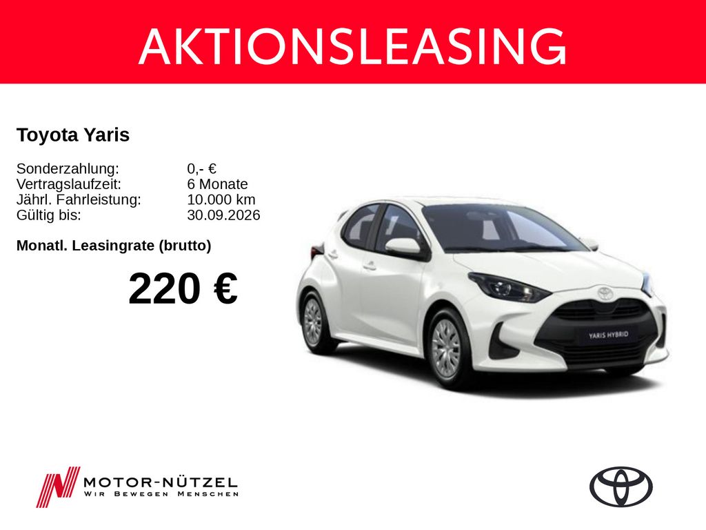 Toyota Yaris Hybrid Active + Business *ALL-IN-LEASING*