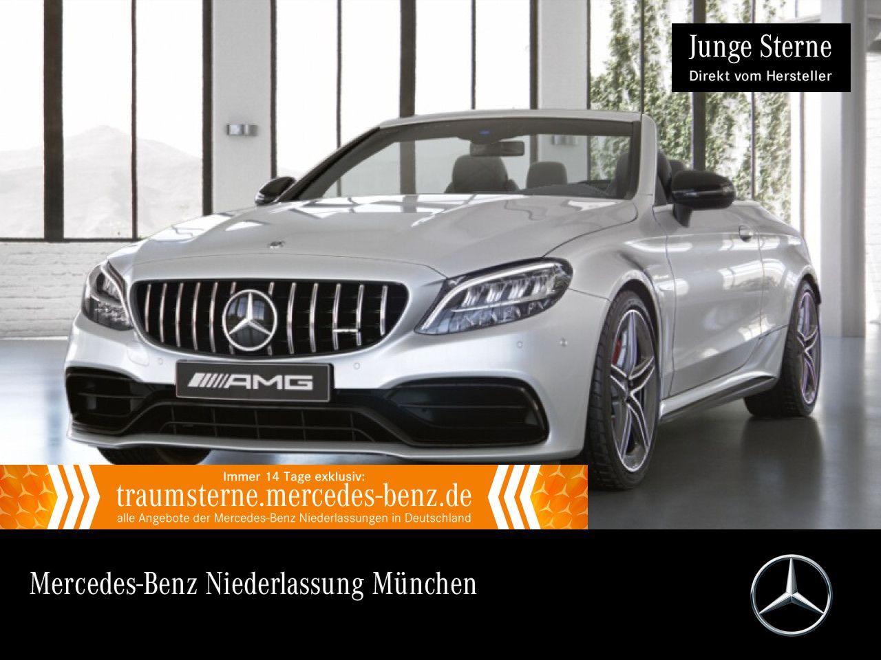 MERCEDES-BENZ C 63 S AMG Cabrio PerfAGA/Night/Drivers/Track