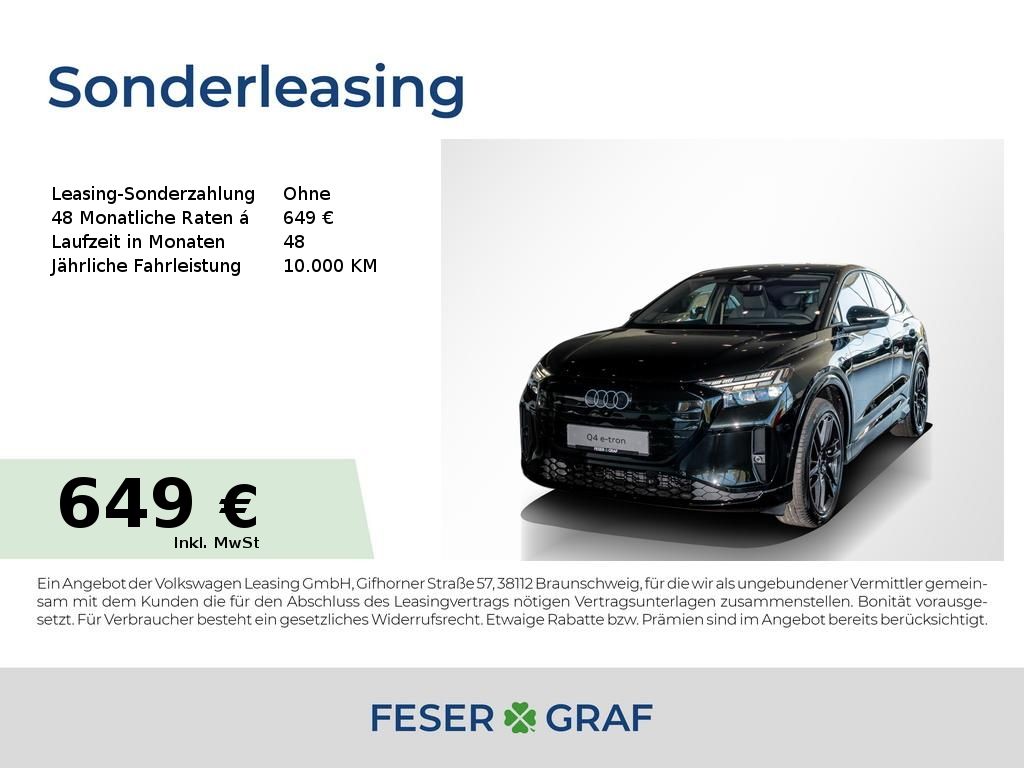 Audi Q4 Sportback qu. 2x S line/Matrix/TechPro/HuD