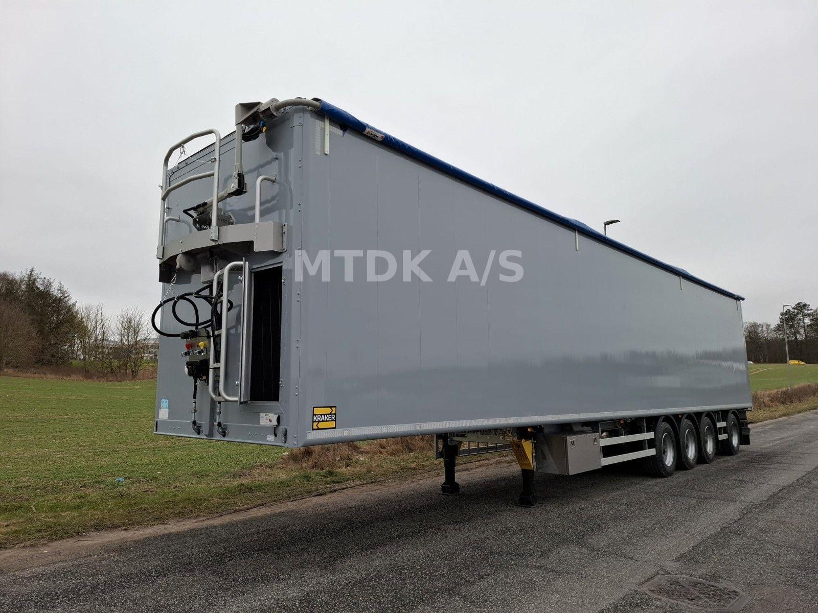 Kraker K-Force 4 axle 103m3 walking floor trailer