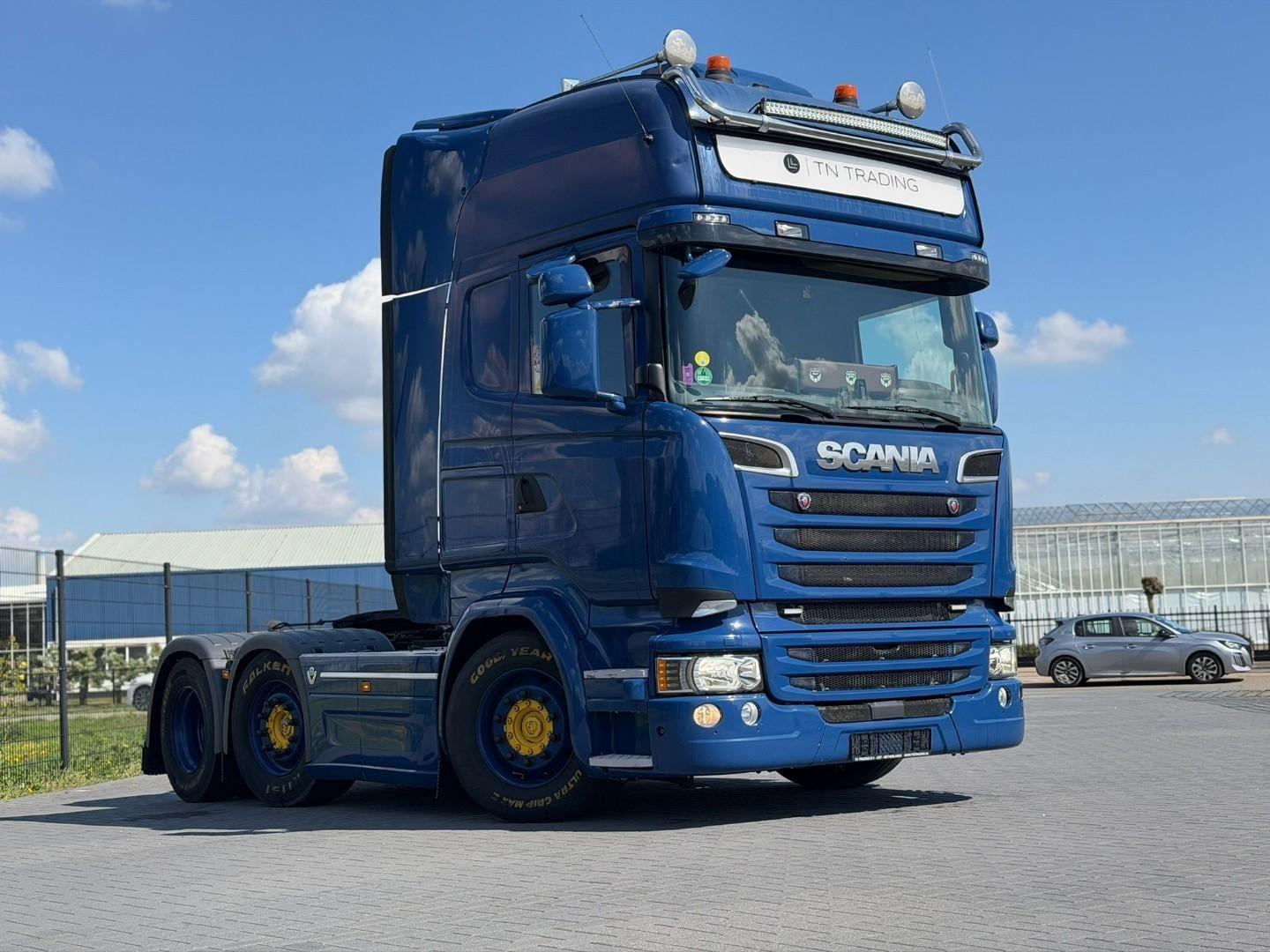 Scania R580 V8 VOLLLUFT, 6X2/4, VERZÖGERER, DOPPELVERGL
