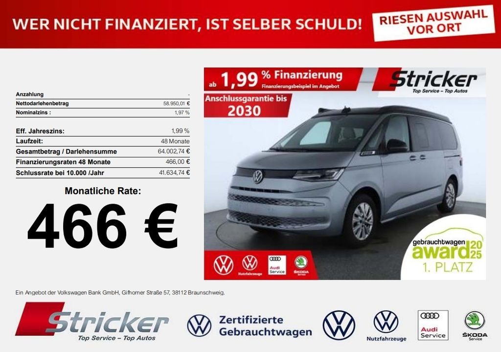 Image of Volkswagen T7 California