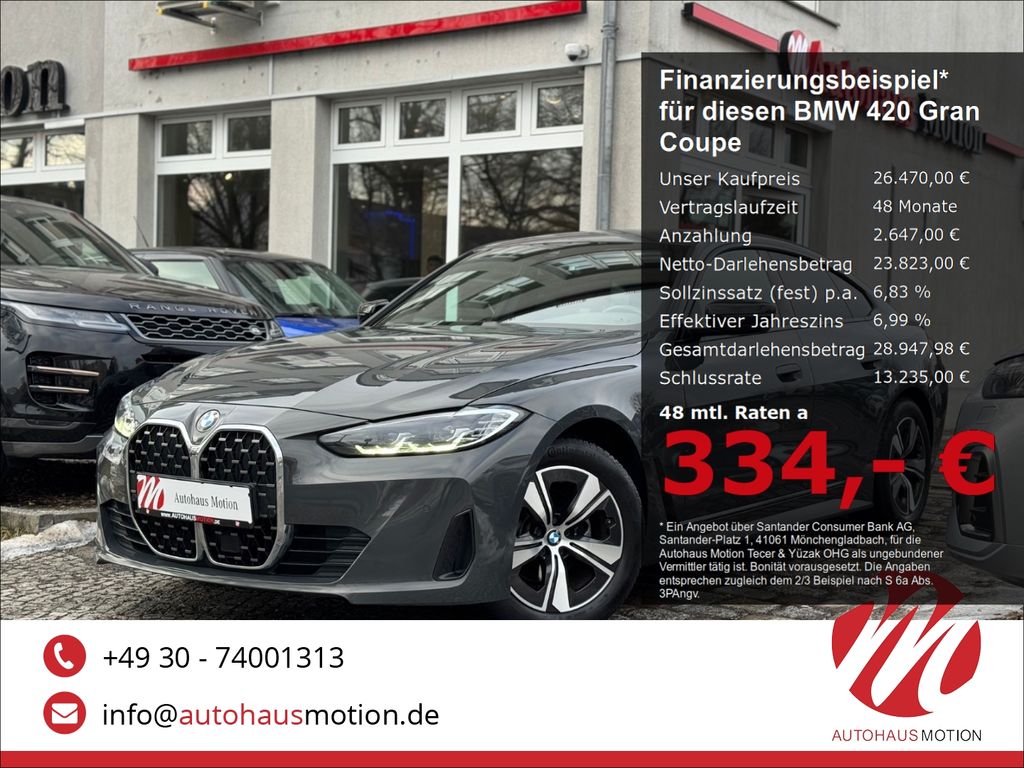 Angebot ansehen BMW 420 Gran Coupé