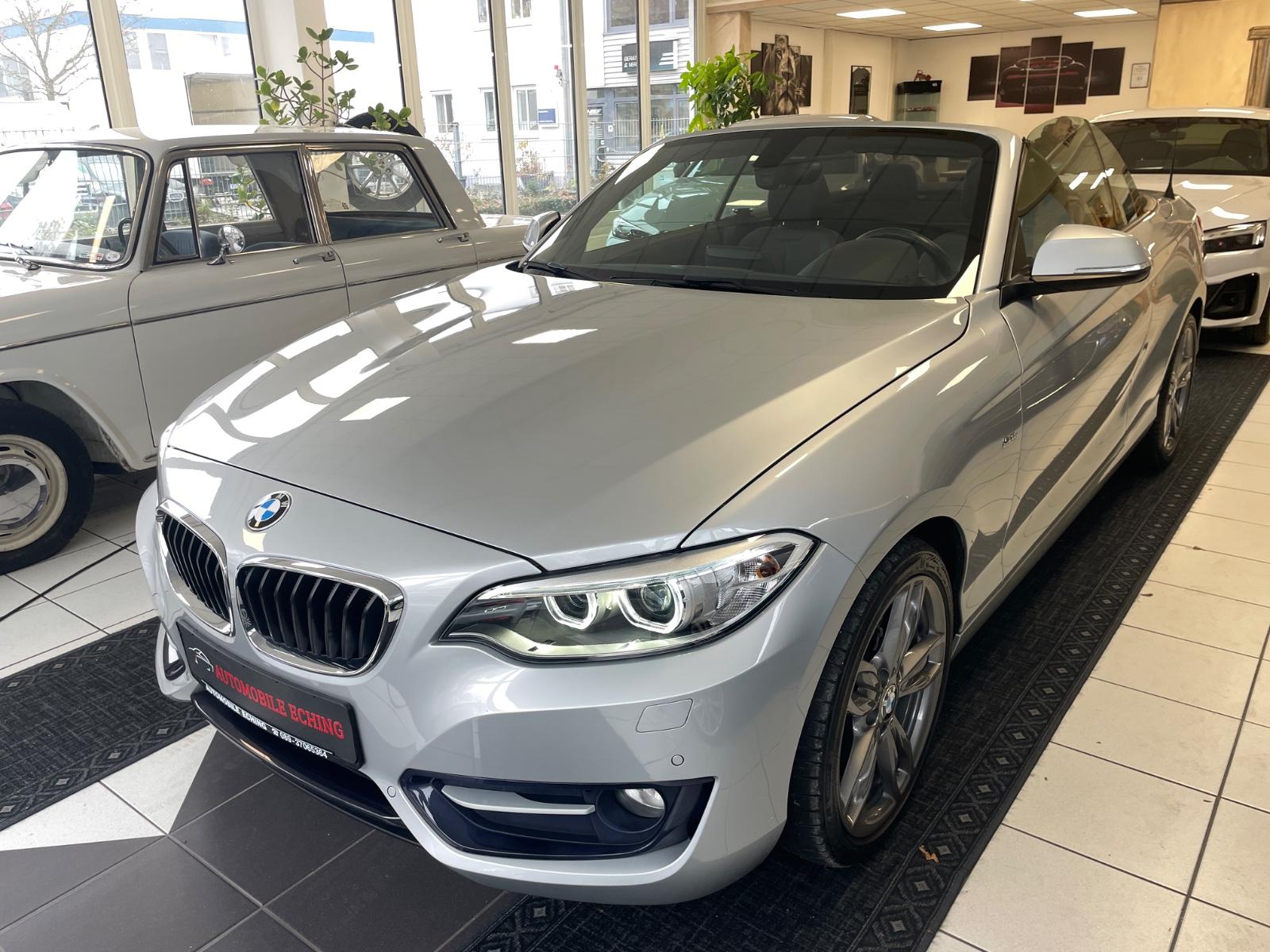 BMW 220 i Cabrio Sport Line*Navi*Leder*LED*Xenon*EU6