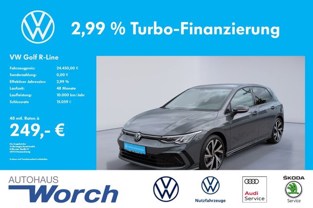 Golf VIII 1.5 TSI DSG R-Line KAMERA+NAVI+GRA+APP