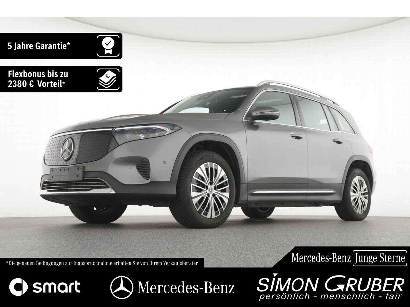 Fahrzeugabbildung Mercedes-Benz EQB 250+ Progressive Adv. Pano Kamera Amb 7Sitze
