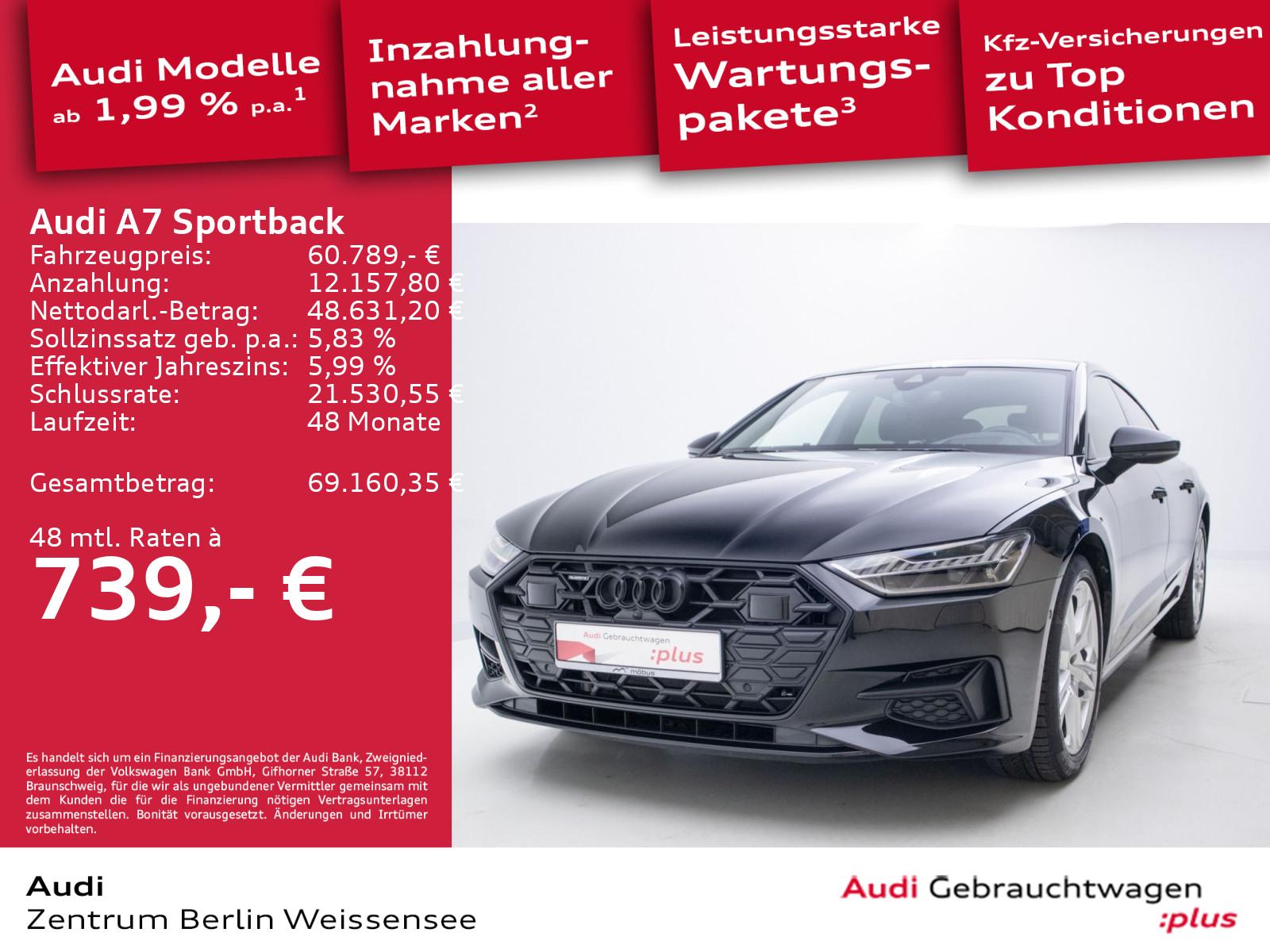Audi A7 Sportback 50 TDI TIPT*QUA*MATRIX*PANO*HUD*RFK